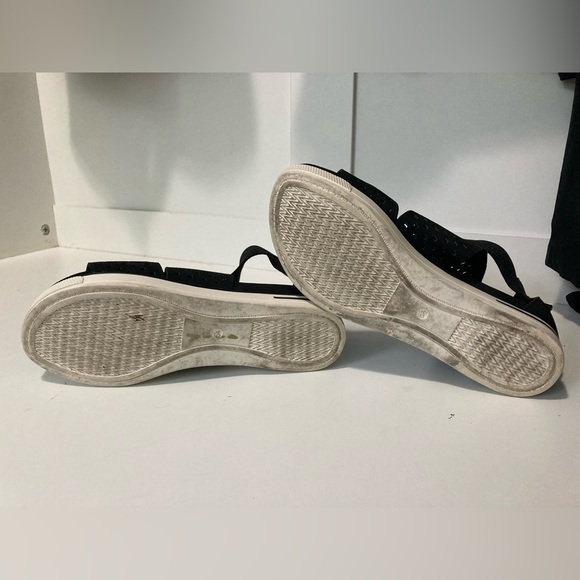 Eileen Fisher Suede Strappy Black Sandals Size 6.5 - Picture 5 of 6